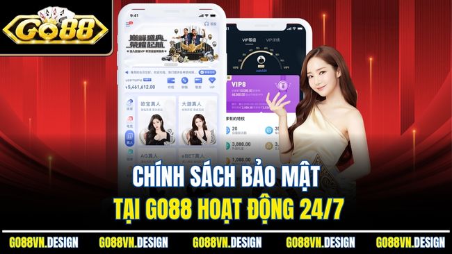 Chính Sách Bảo Mật Go88 – Bảo Vệ Dữ Liệu Tuyệt Đối 1 Chính sách bảo mật tại Go88 hoạt động 24/7