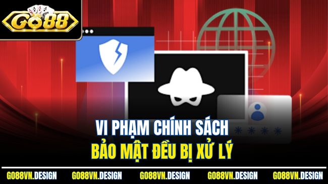 Chính Sách Bảo Mật Go88 – Bảo Vệ Dữ Liệu Tuyệt Đối 3 Vi phạm chính sách bảo mật đều bị xử lý